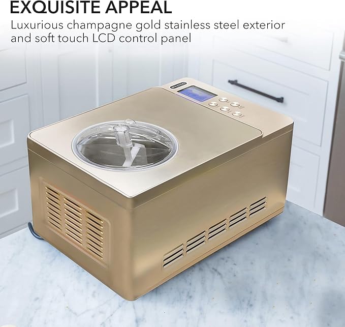 Whynter Ice Cream Maker Machine & Yogurt Automatic 2 Qt. - Image 5