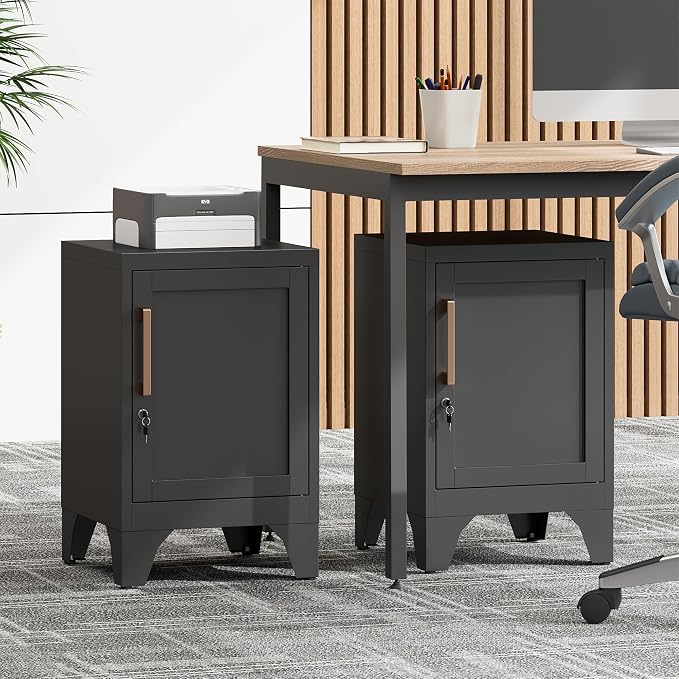23.6" H Metal Locker Storage Cabinet, Metal Cabinets - Image 8