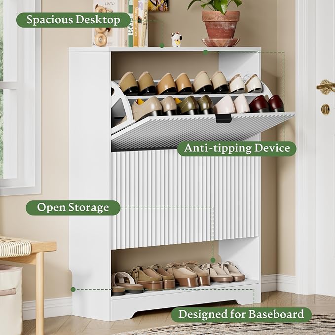 Xixini Shoe Storage Cabinet for Entryway - Image 4