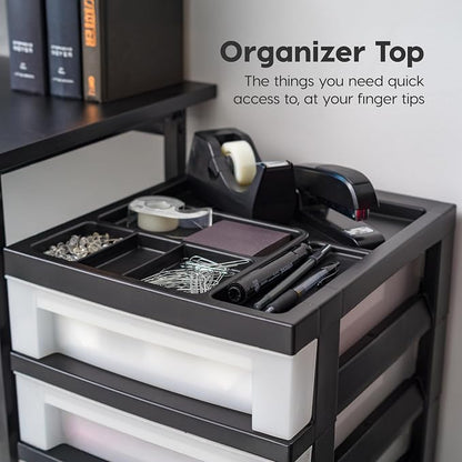 IRIS USA 6-Drawer Rolling Storage Cart - Image 6