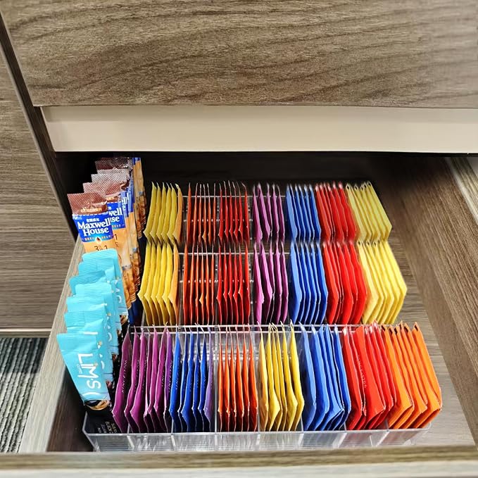6 Pack Tea Bag Organizer, 8 Compartments - Image 5