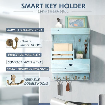 Rebee Vision Farmhouse Key Holder Wall Mount - Image 5