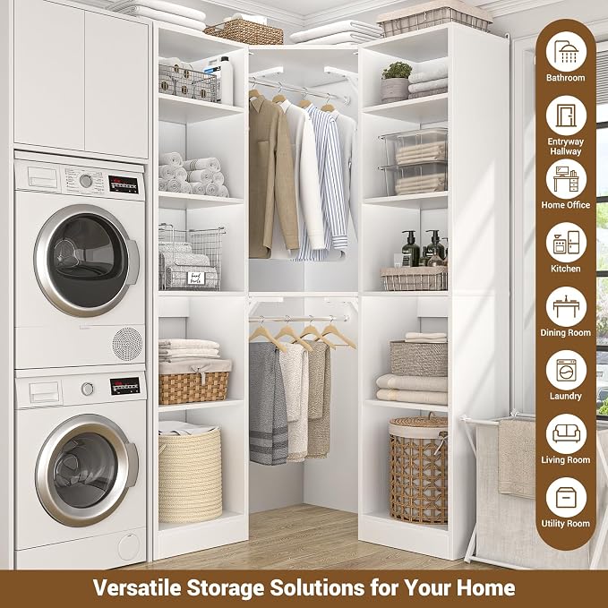 Besiost Corner Closet System - Image 6
