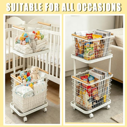 Large Laundry Baskets, Dirty Clothes Hamper - Image 3