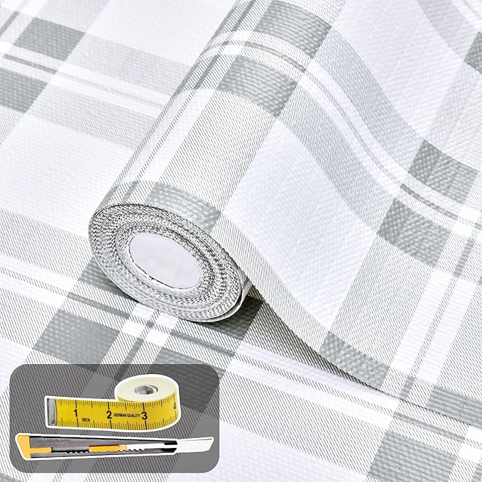 Drawer and Shelf Liner for Kitchen Cabinet: 17 in X 30 Ft Non Slip Waterproof by Kimhan