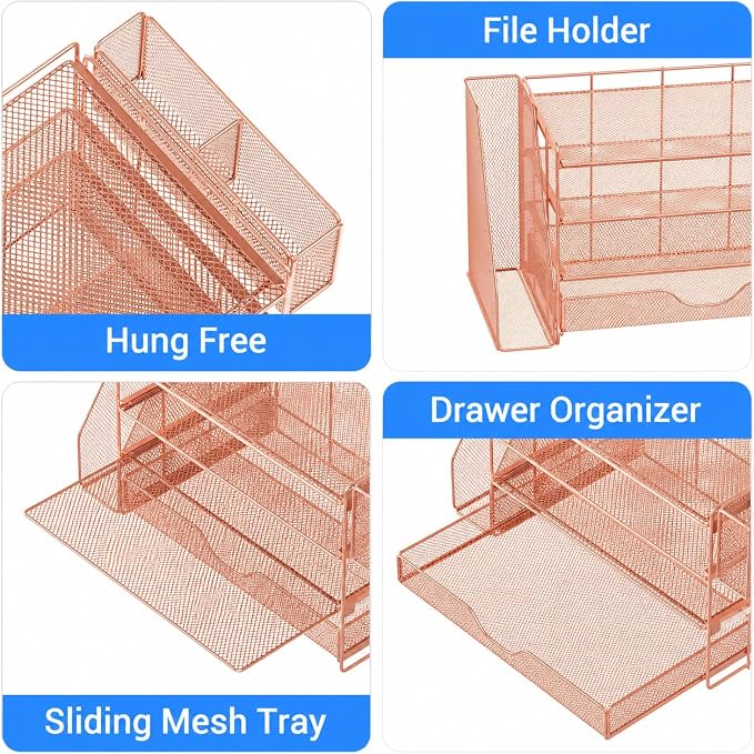 OPNICE Desk Organizer, 4-Tier Desktop File Organizer - Image 6