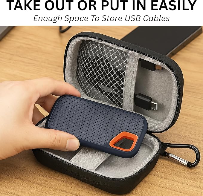 Hard Case Compatible with SanDisk Extreme Pro/SanDisk Extreme Portable External - Image 5