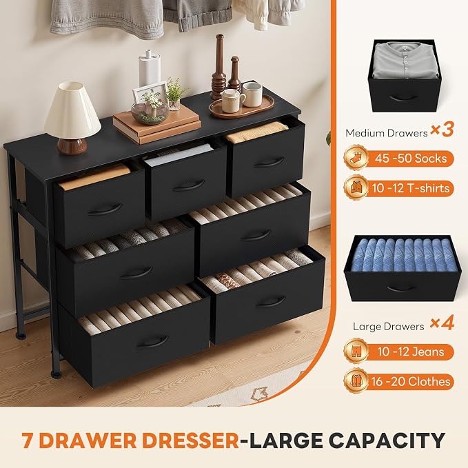 Sweetcrispy 7 Drawer Dresser - Image 5