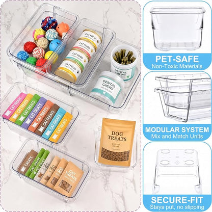 14 Pcs Expandable Clear Drawer Organizer, 3-Size Extendable Drawer Divider - Image 4