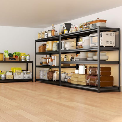 63''Storage Shelves, 4-Tier Garage Metal Shelving Unit, Adjustable, - Image 8