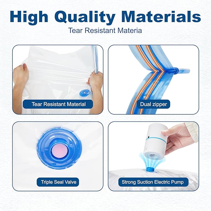 HOUSE DAY 30 Pack Vacuum Storage Bags - Image 4