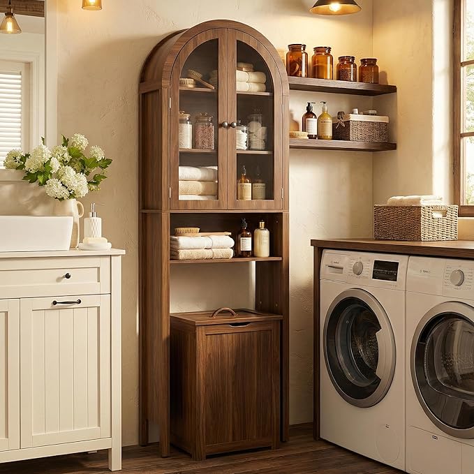 Arched Over The Toilet Storage Cabinet - Image 4