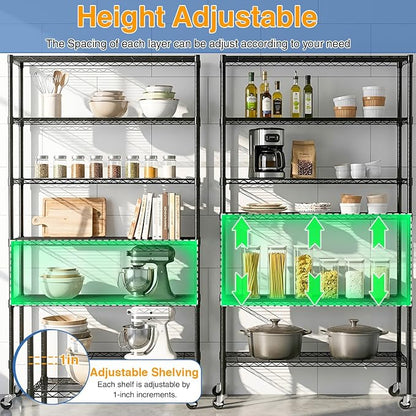 BestOffice | 6-Tier Wire Shelf - Image 6