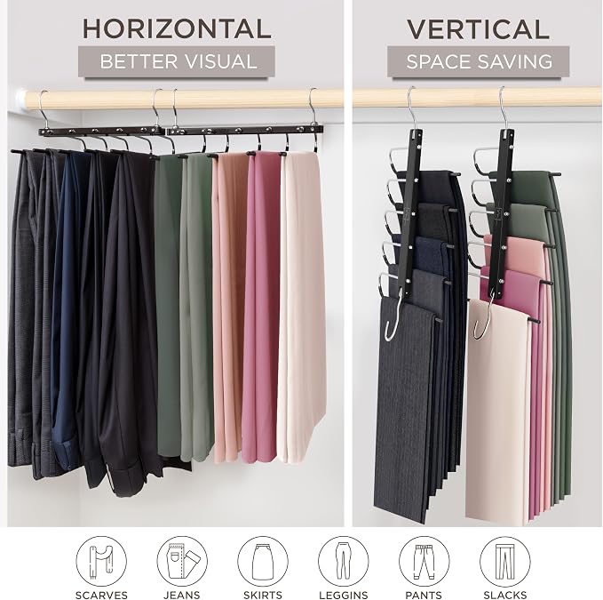 MORALVE Pants Hangers Space Saving - Image 4