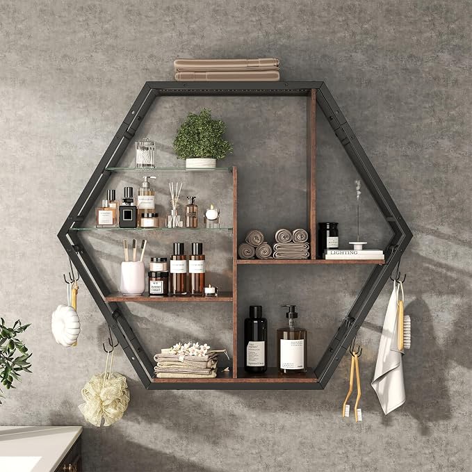 Saudism Floating Shelves with Lights, Led Shelves - Image 9