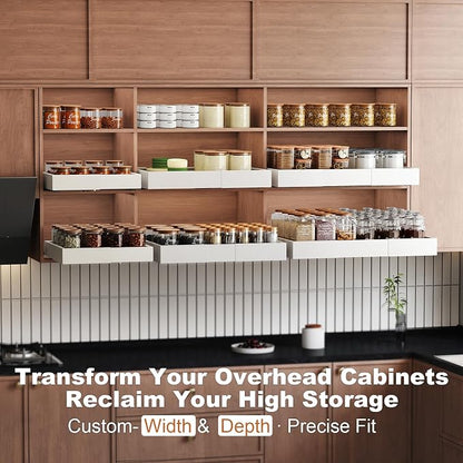 Fokyfok Pull out Cabinet Organizer, Width and Depth Expandable, No Drill - Image 7
