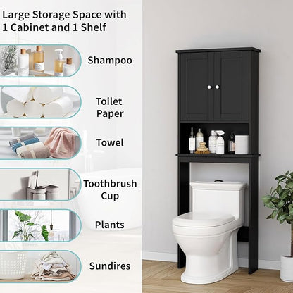 Shintenchi Over the Toilet Storage Cabinet, Bathroom Shelf Organizer - Image 4