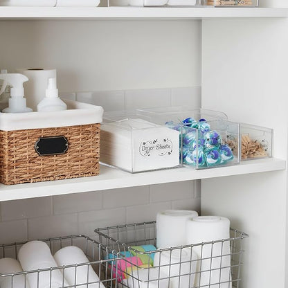 TOPZEA Dryer Sheet Holder, 2 in 1 Dryer Sheet & Pods Container Dispenser - Image 5