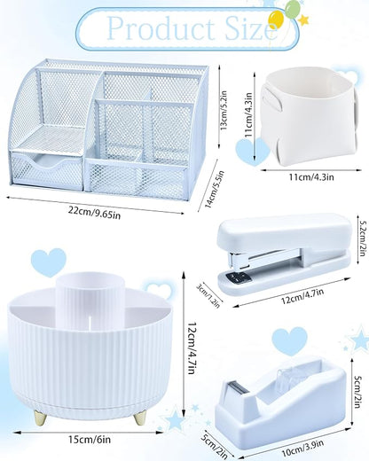 White Desk Accessories and Organizers - Image 6
