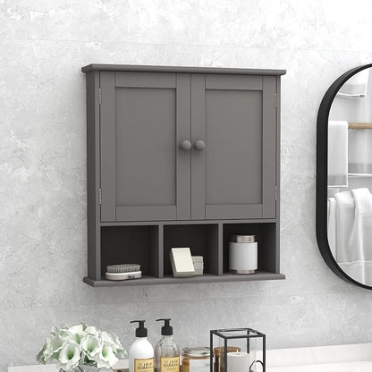 TaoHFE Grey Bathroom Cabinet, Bathroom Wall Cabinet - Image 5