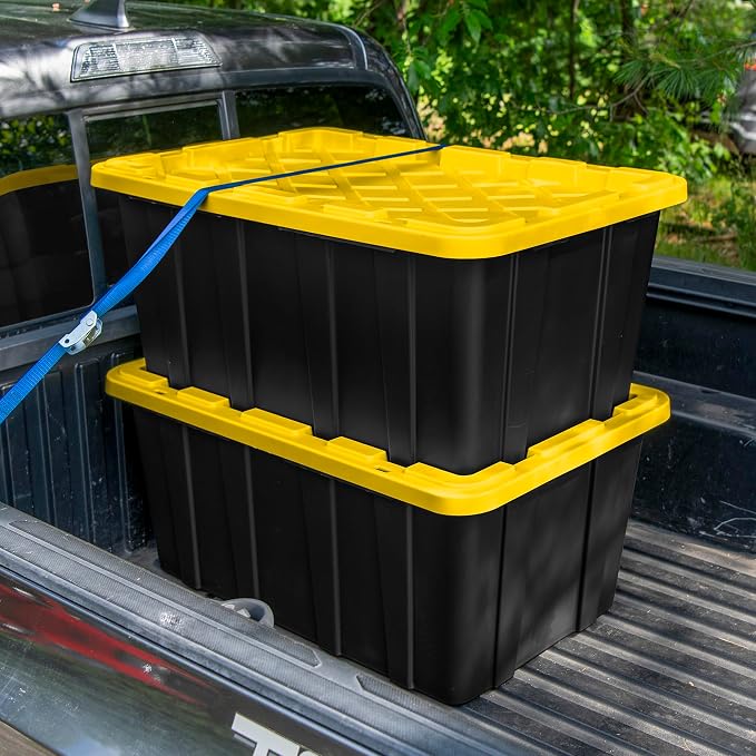 Sterilite 12-Pack Industrial Tote, Plastic Storage Container Bins - Image 6