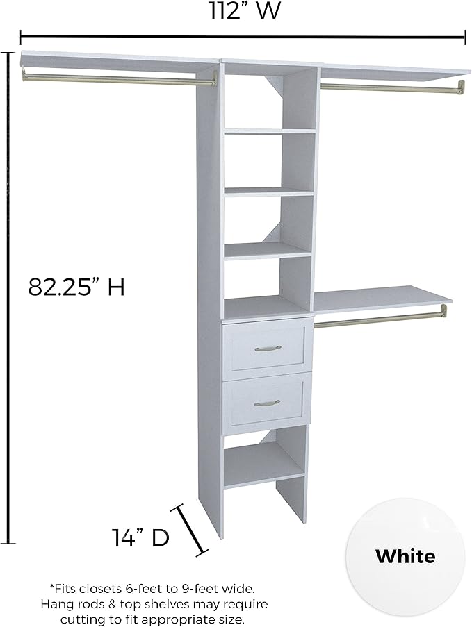 ClosetMaid SuiteSymphony Closet Organizer - Image 7