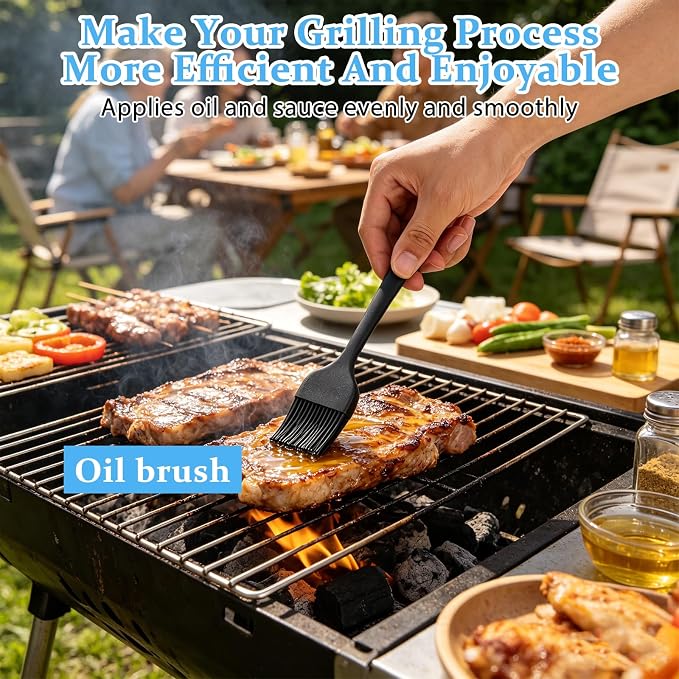 30L Collapsible BBQ Prep Tub, Outdoor Camping Grilling Tools Set - Image 4