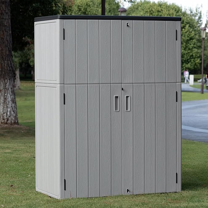 Outdoor Storage Shed Waterproof, Resin Storage Sheds Outdoor by Mrosaa