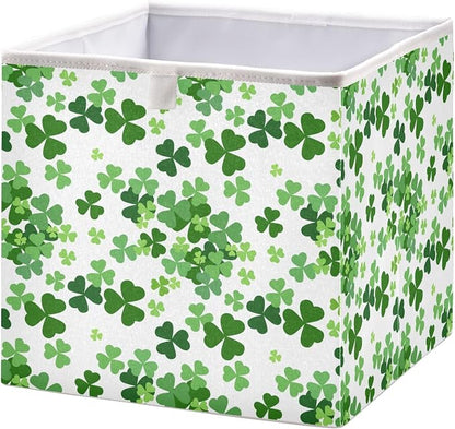 Lucky Clover Shamrocks Closet Organizers Storage Cubes Storage Bins Shelf - Image 2