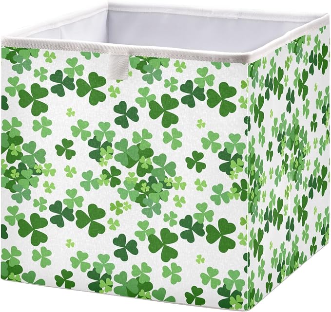 Lucky Clover Shamrocks Closet Organizers Storage Cubes Storage Bins Shelf by Unknown