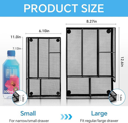 Desk Drawer Organizer, Office Drawer Divider Organizer Tray - Image 5