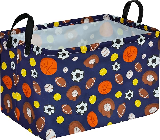 MAIZMZ Kids Hamper Storage Bins Organizer Toy Box Laundry Basket Large Canvas by Unknown