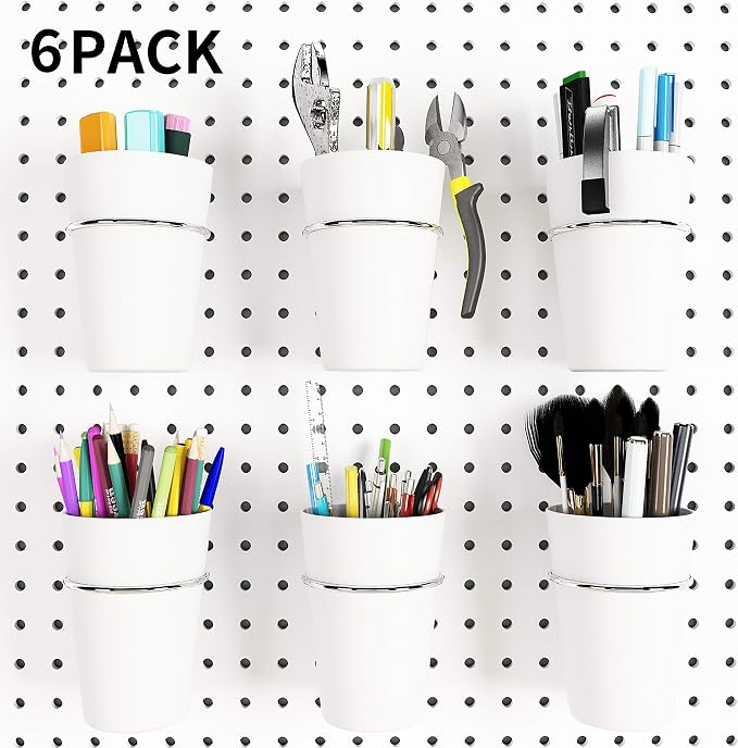 Kuhome 6 Sets Pegboard Hooks by Kuhome