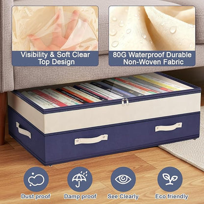 Dolicer 4 Pack Under Bed Storage - Image 5