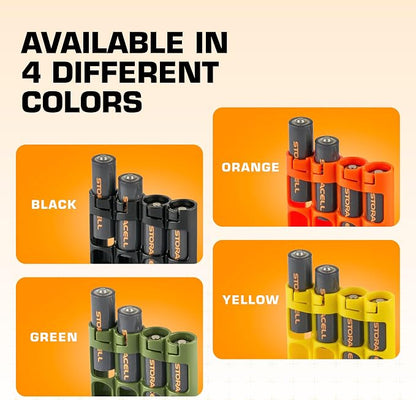 Storacell AA Battery Storage Caddy, Holds 4 Batteries - Image 7