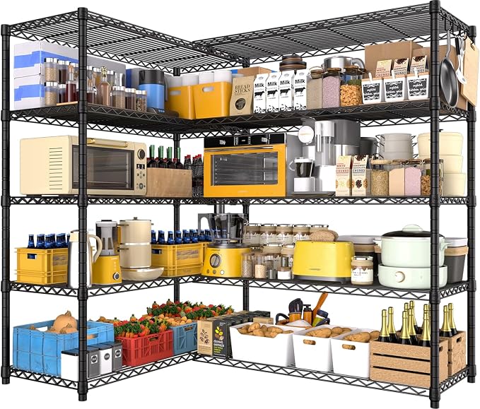 PrimeZone 5 Tier 72" W x 16''D x 76''H Metal Storage Wire Shelves by PrimeZone