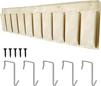 RV Shoe Pockets 10 Pockets Heavy Hanging Bedside Storage Organizer by RVZONE