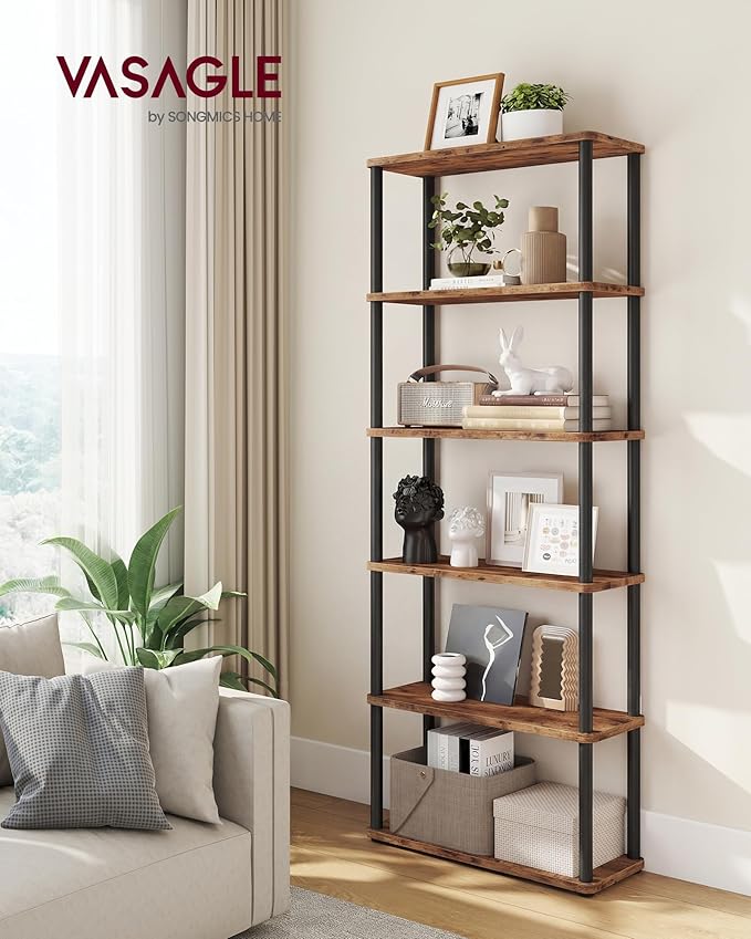 VASAGLE Superfast Toolless Assembly, 6-Tier Shelf - Image 3
