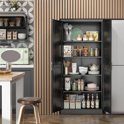 Steeloong 71"Metal Pantry Storage Cabinet - Image 7