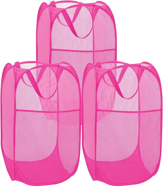 BATTOO Deluxe Strong Mesh Pop up Laundry Hamper Basket by BATTOO