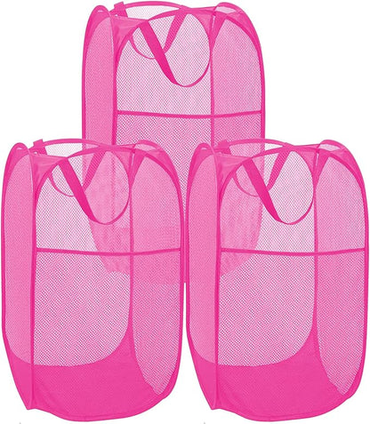 BATTOO Deluxe Strong Mesh Pop up Laundry Hamper Basket by BATTOO