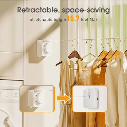 Retractable Heavy Duty Clothesline - Image 2