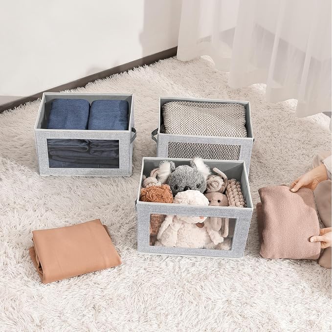 Homsorout Stackable Storage Bins - Image 6