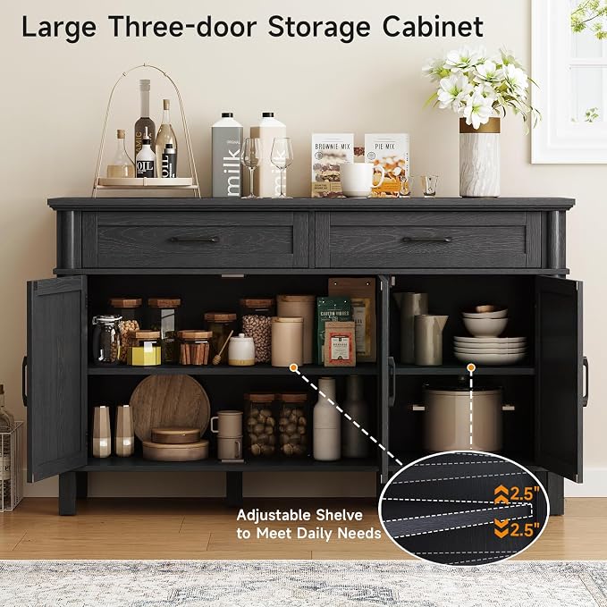 ONBRILL 55 Inch Buffet Cabinet - Image 5