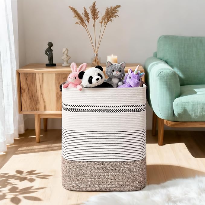 Laundry Hamper, 85L Tall Laundry Basket - Image 7