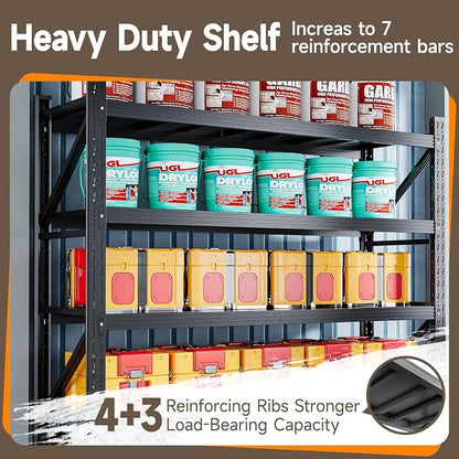 8000LBS Metal Garage Shelving Unit 68" W Storage Shelves Heavy Duty 4 Tier - Image 7