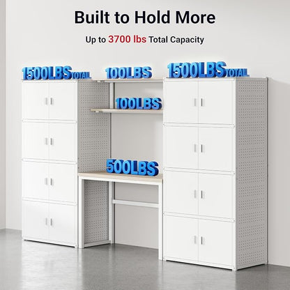FLEXIMOUNTS 117" W Modular Garage Storage Cabinet - Image 5