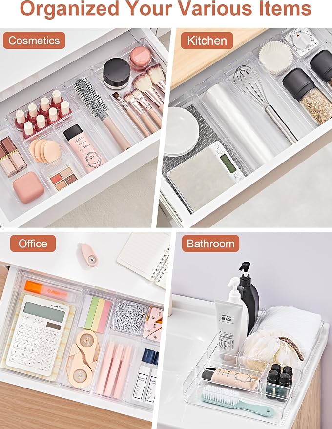 SMARTAKE 37-Piece Drawer Organizer - Image 6