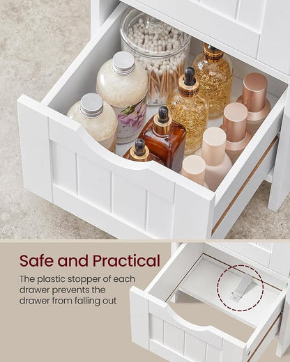 VASAGLE Floor Storage Cabinet, Freestanding Storage Organizer - Image 6