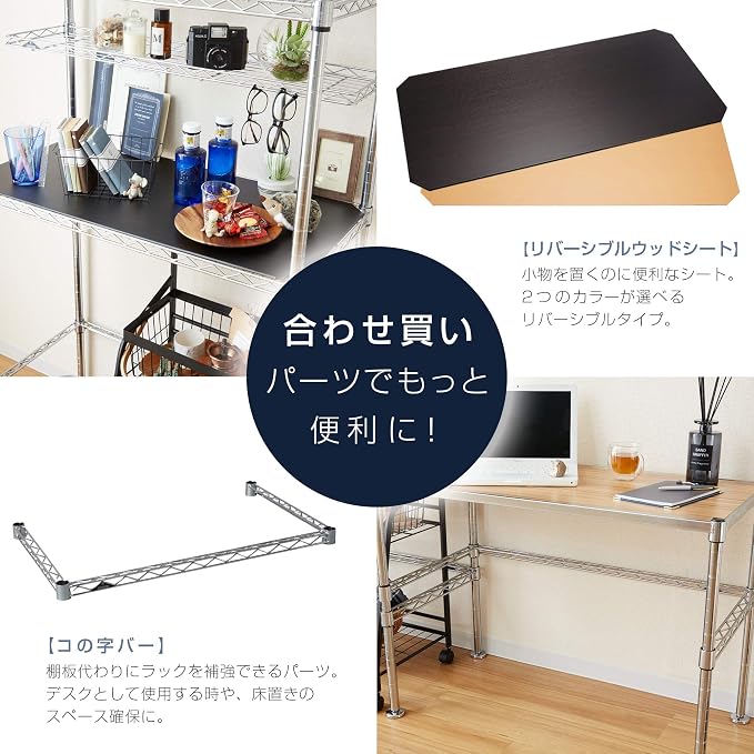 Doshisha NLH7612-4 Luminous Rack, Steel Rack, Commercial Use, Load Capacity - Image 7